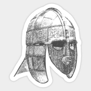 The Sutton Hoo Anglo-Saxon Helmet Sticker